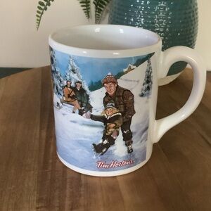Vintage Tim Hortons Skating Pond Limited Edition #003 Coffee Mug Cup